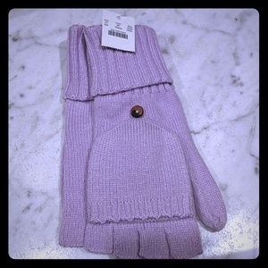 Lavender gloves with mittens